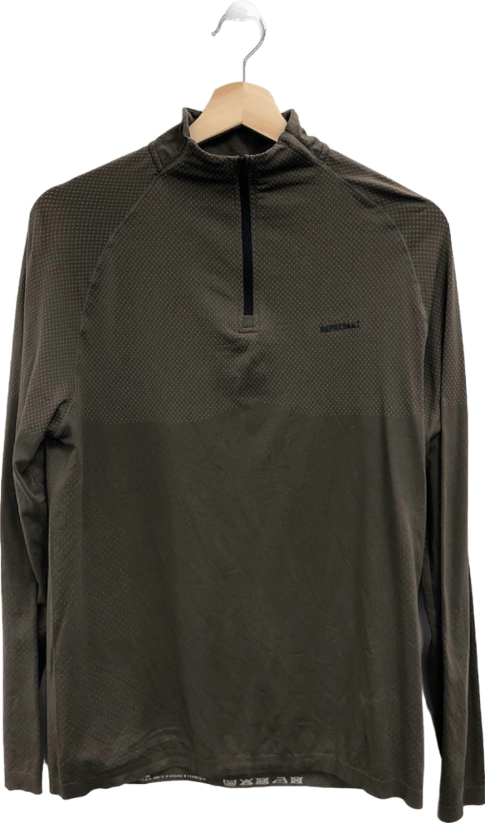 Represent Grey Technical 1/4 Zip Top UK L - Reliked
