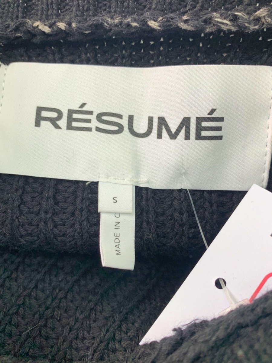 Résumé Black Knitted Jumper UK S - Reliked