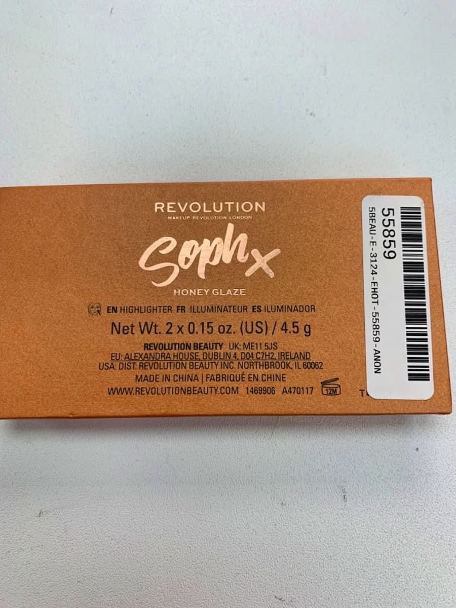 Revolution Makeup Revolution London Glow Soph X Highlighter Honey Glaze 4.5g - Reliked