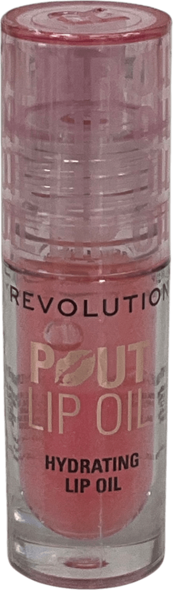Revolution Pout Lip Oil Glam Pink 3ml - Reliked