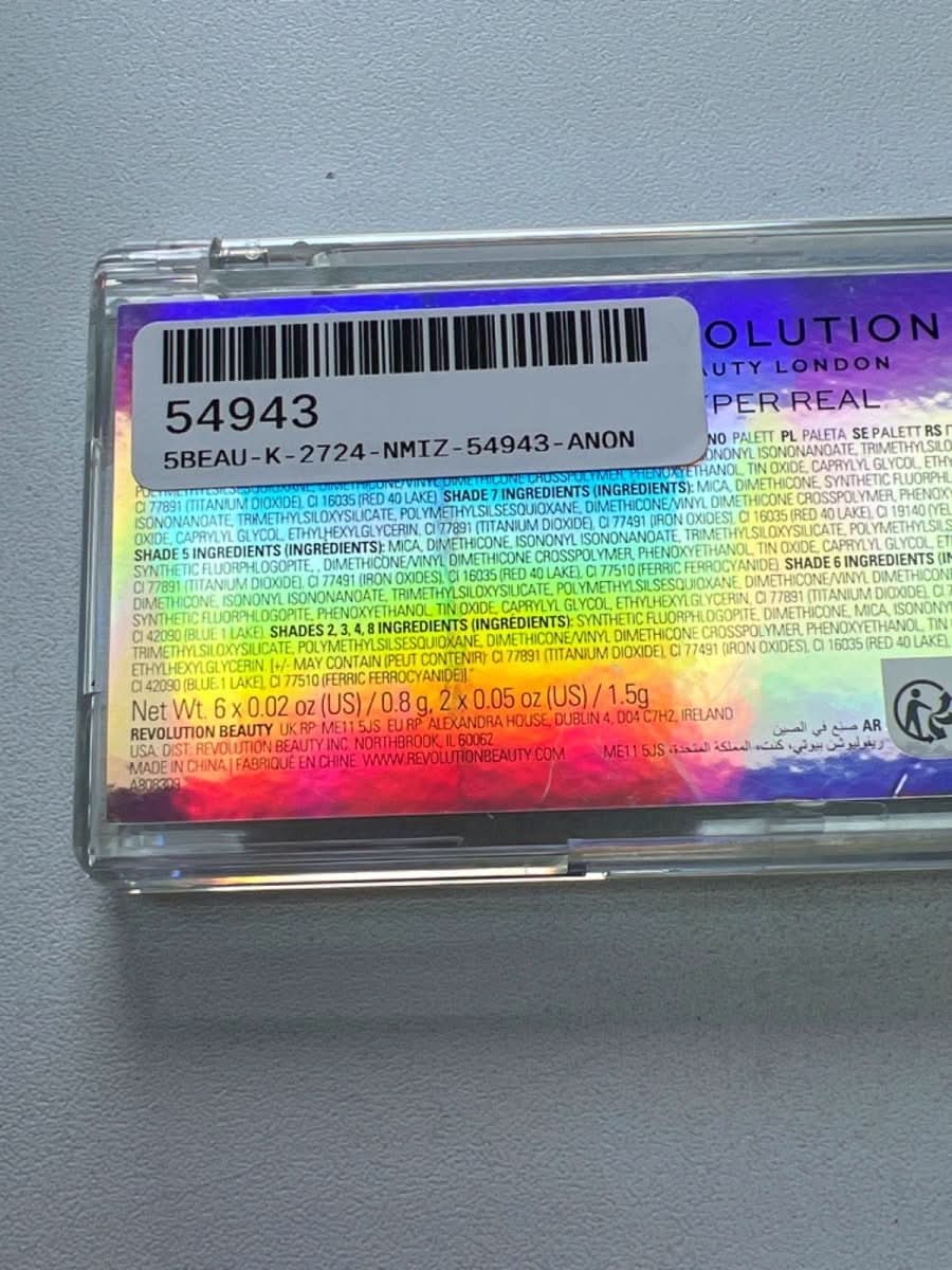 Revolution Super Real Eyeshadow Palette 7.5g - Reliked