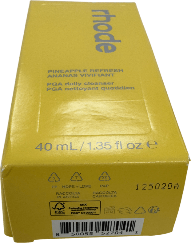 Rhode Pineapple Refresh Pga Daily Cleanser 40ml - Reliked