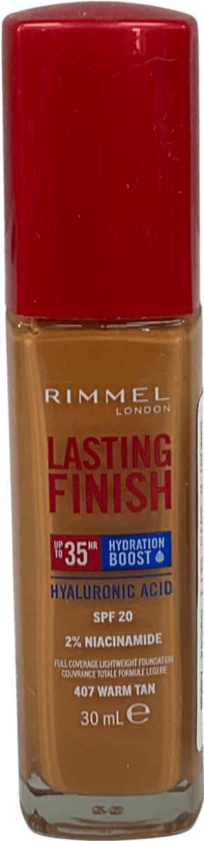 Rimmel Lasting Finish 35 Hour Foundation 407 30ml