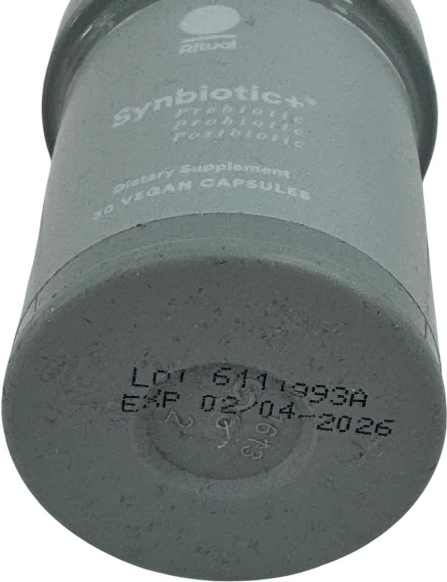 Ritual Synbiotic+ 3 - in - 1 Probiotic, Prebiotic & Postbiotic Formula 30 Capsules - Reliked