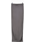 River Island Black Coated Midi Skirt UK 6 - Reliked