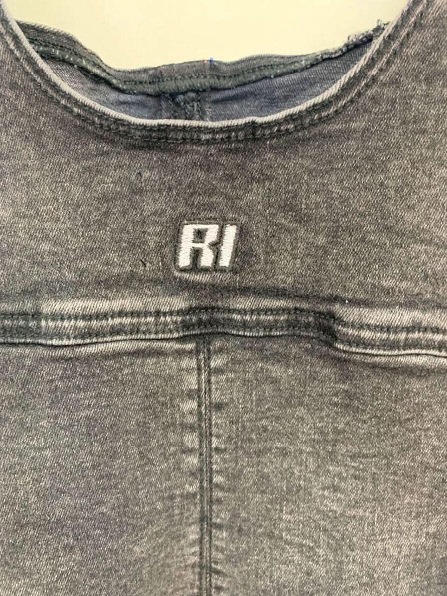 River Island Black Denim Thong Bodysuit UK 6 - Reliked