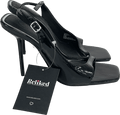 River Island Black High Heel With Asymmetric Detail UK 5 EU 38 👠 - Reliked