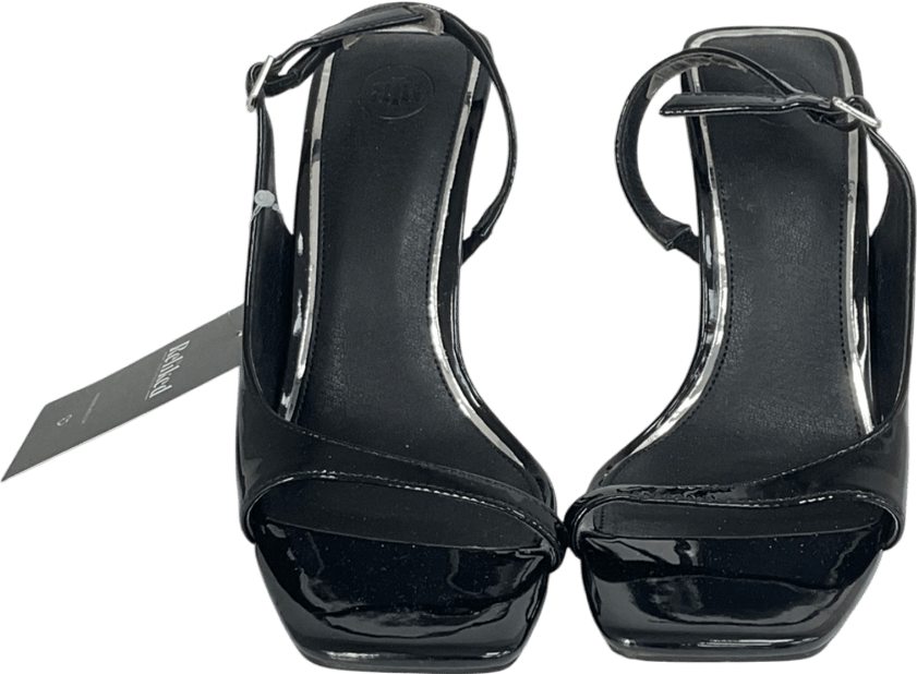 River Island Black High Heel With Asymmetric Detail UK 5 EU 38 👠 - Reliked