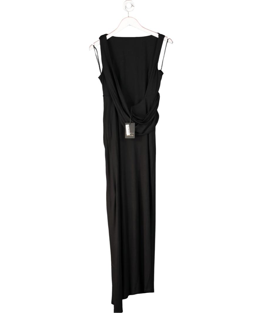 River Island Black Knot Maxi Dress UK 8 - Reliked