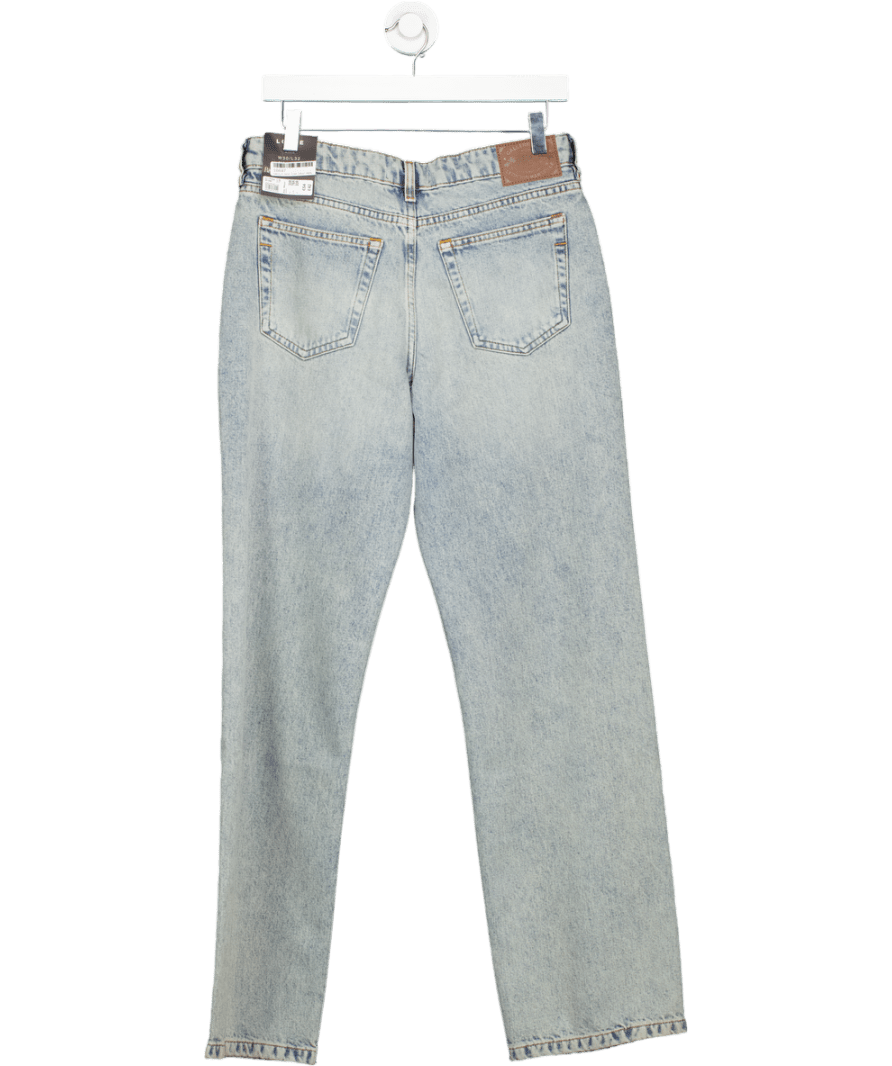 River Island Blue Loose Fit Jeans - Regular Length W30 - Reliked