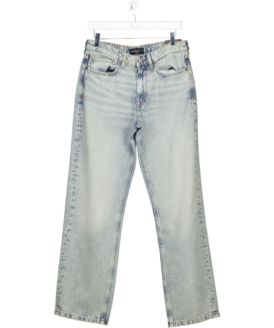 River Island Blue Loose Fit Jeans - Regular Length W30 - Reliked