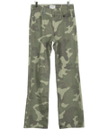 River Island Green Relaxed Straight Jean In Washed Camo Print UK 8 - Reliked