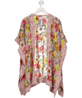 River Island Multicoloured Floral Embellished Kimono Top UK M - Reliked