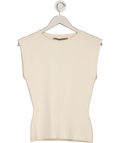 River Island Pink Knit Fitted Sleeveless Top UK S - Reliked