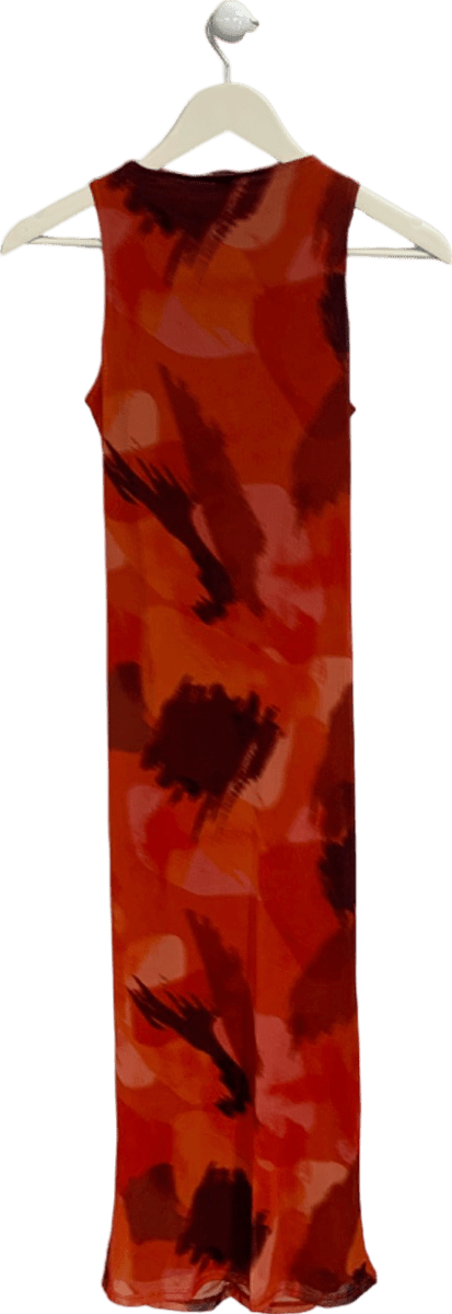 River Island Red Ruched Dress UK 6 - Reliked