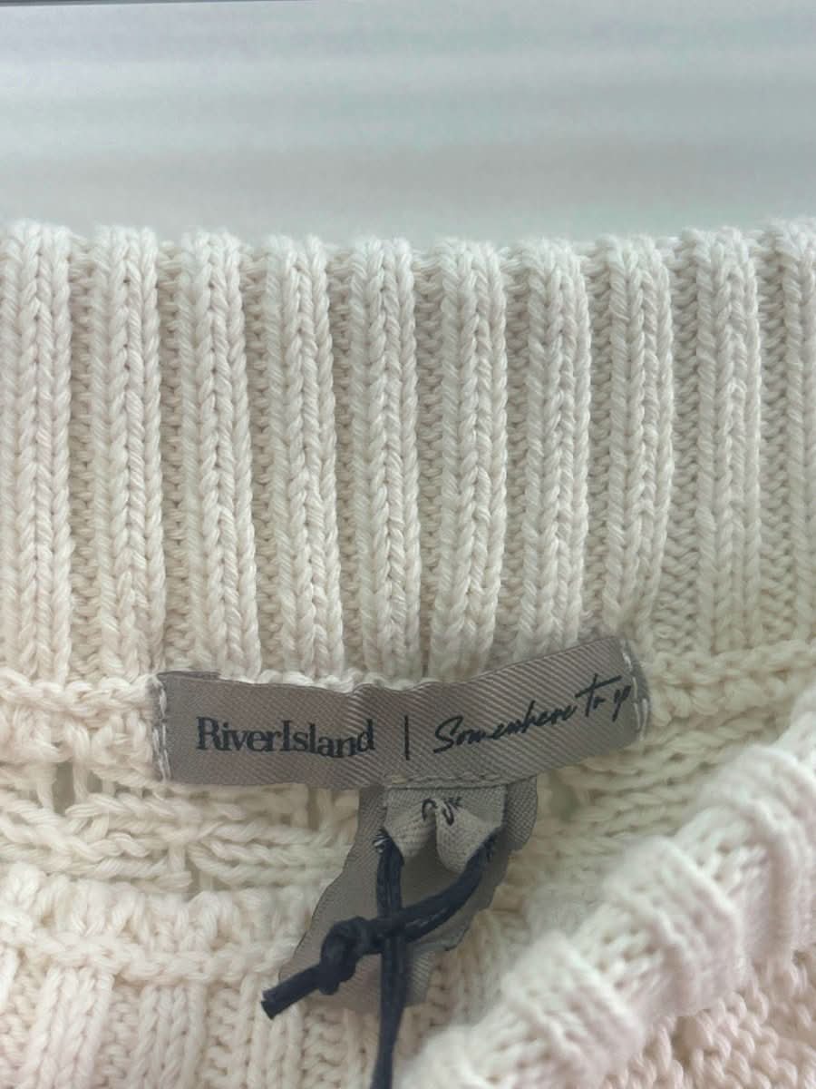 River Island White Summer Skirt XS - Reliked