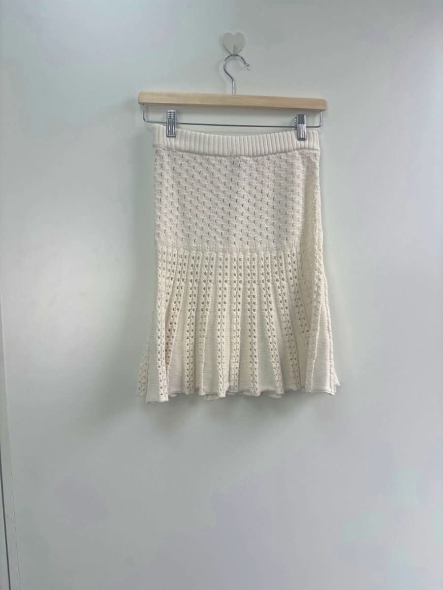 River Island White Summer Skirt XS - Reliked