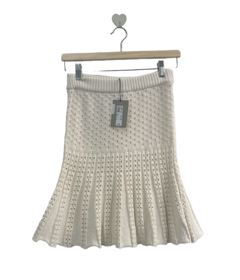 River Island White Summer Skirt XS - Reliked