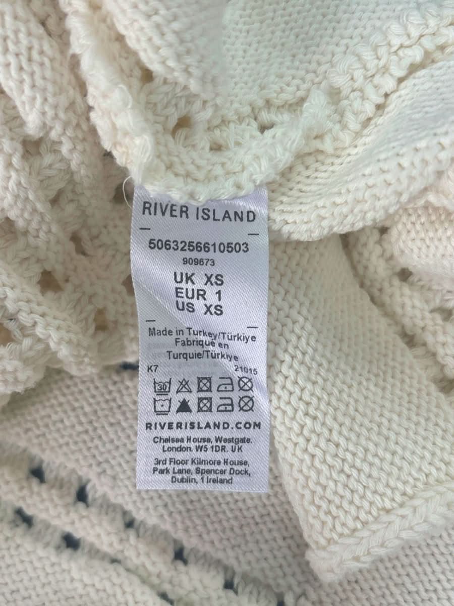 River Island White Summer Skirt XS - Reliked
