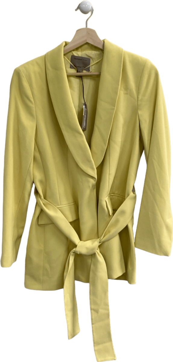 River Island Yellow Light Blazer UK 6 - Reliked