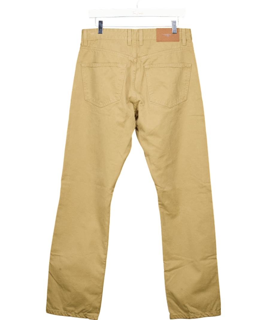 R.M. Williams Beige Ramco Drill Jeans W30 - Reliked