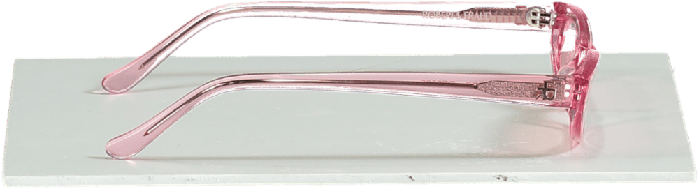 Roberi & Fraud Frances pink acetate Logo arm sunglasses - Reliked