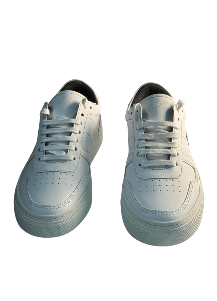 Ron Dorff White Whie Leather Urban Tennis Trainers UK 3 EU 36 👠 - Reliked
