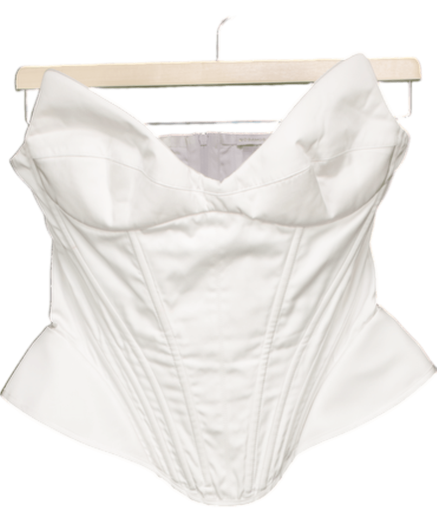 Rosamosario White Barbie Corset UK S - Reliked