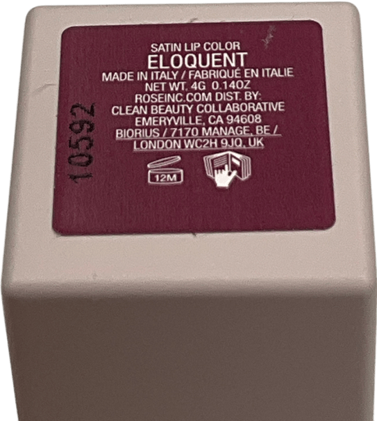 ROSE INC Satin Lip Color Rich Refillable Lipstick Eloquent 4g - Reliked