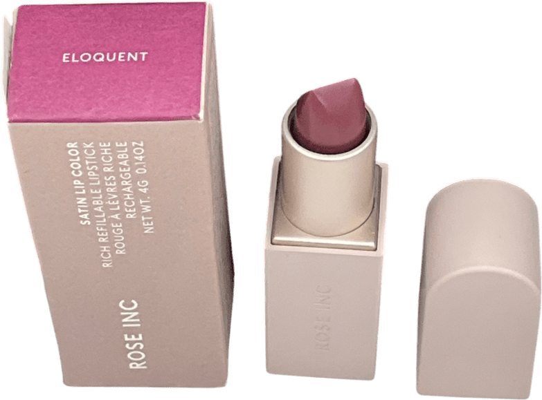ROSE INC Satin Lip Color Rich Refillable Lipstick Eloquent 4g - Reliked