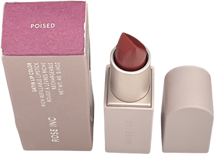 ROSE INC Satin Lip Color Rich Refillable Lipstick Poised 4g - Reliked