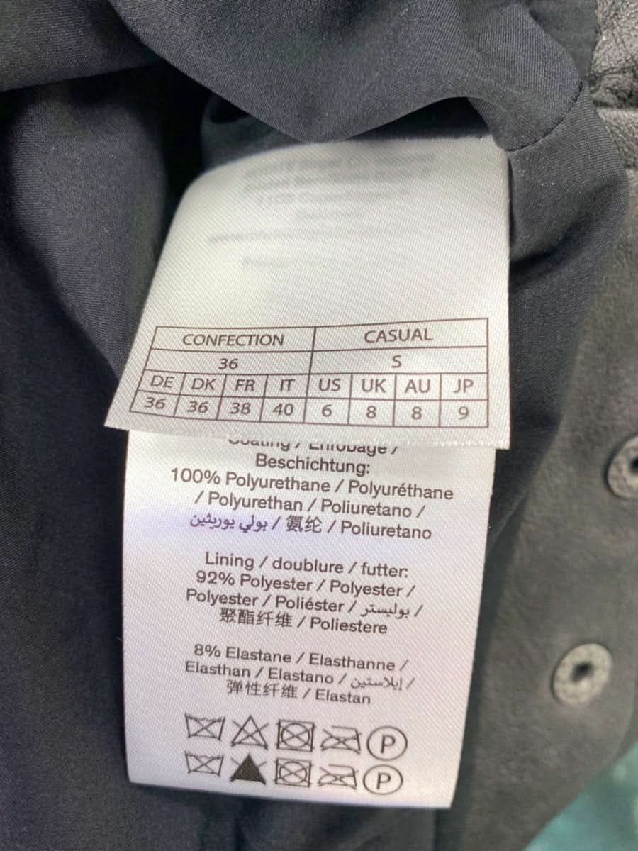 ROTATE Black Fringed Cropped Jacket UK 8 - Reliked