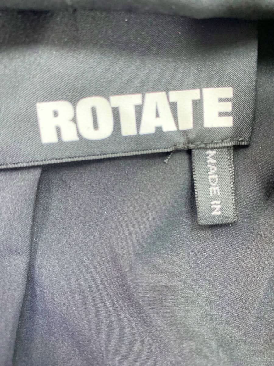 ROTATE Black Fringed Cropped Jacket UK 8 - Reliked