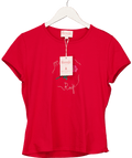 Rouje Paris Red Moulin Rouje T-shirt Fr42 UK 14 - Reliked