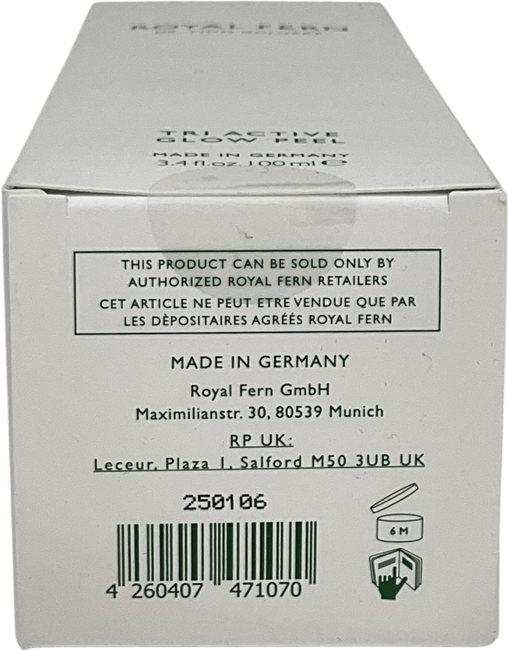royal fern Tri Active Glow Peel Skin Refining Face Peel 100ml - Reliked