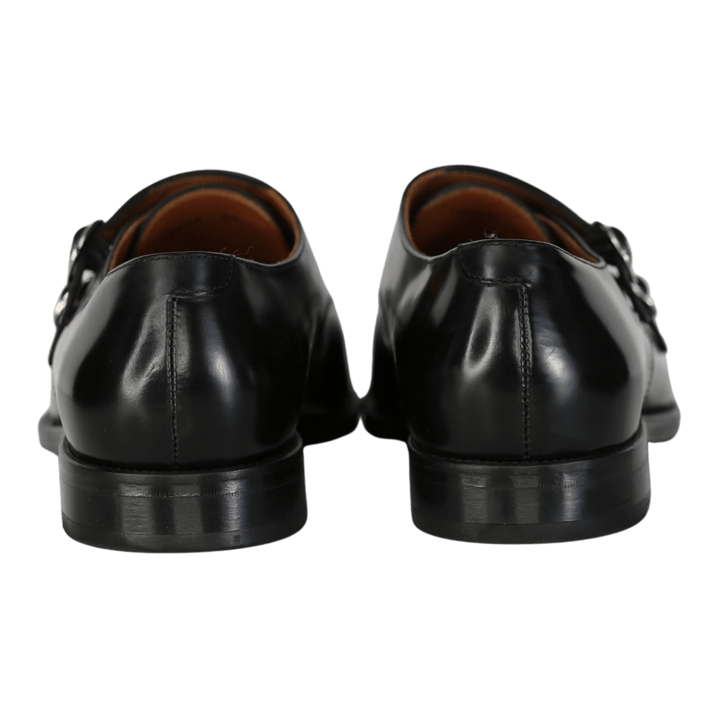 Russell & Bromley Black Croome Double Monk Shoe UK 10 EU 44 👞 - Reliked