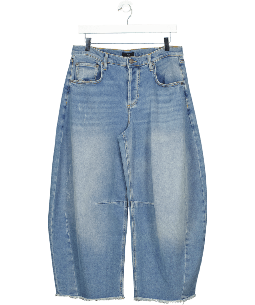 RUTI Blue Barrel Leg Jeans UK 10 - Reliked