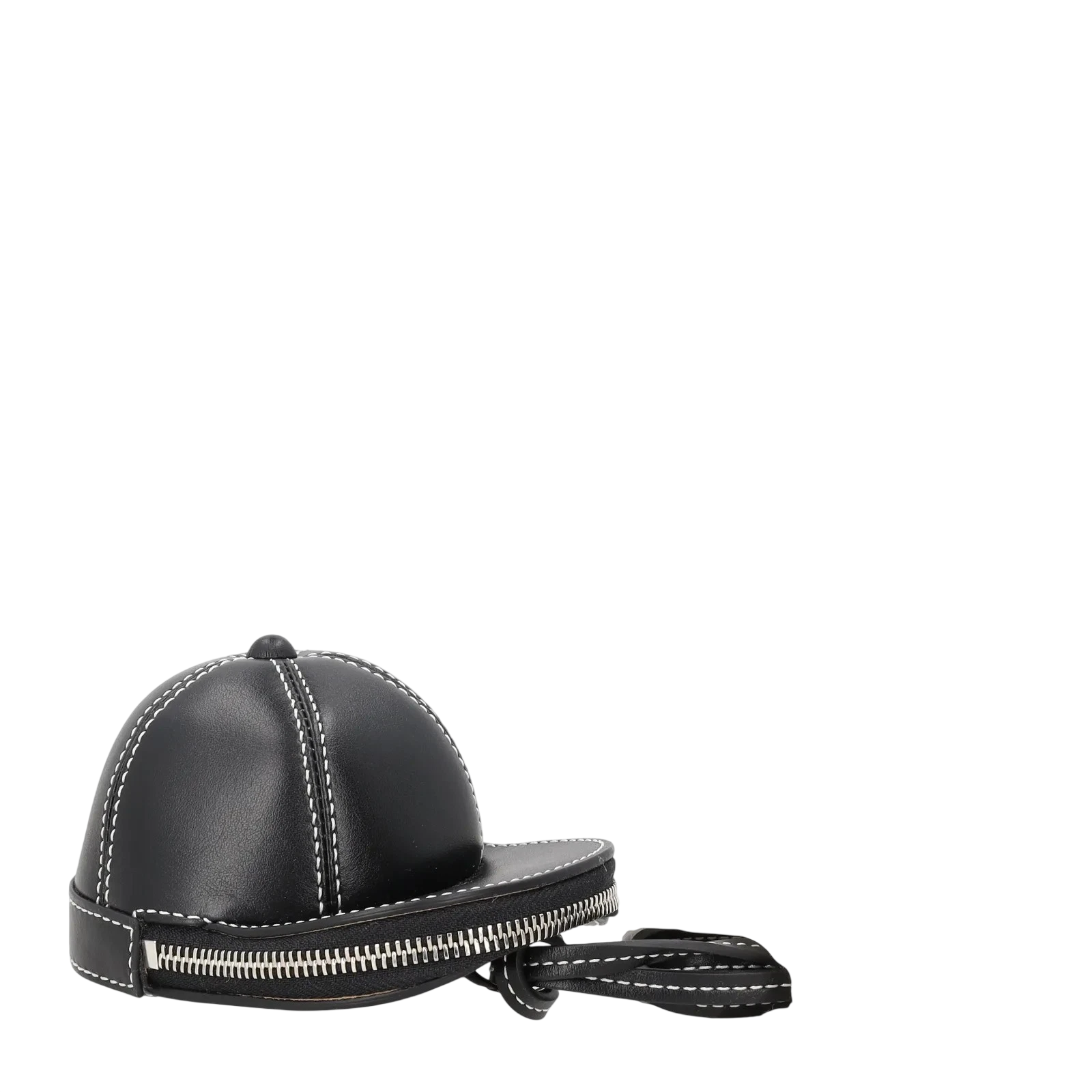 JW ANDERSON Black Cap Nano Leather Cross-body Bag One Size