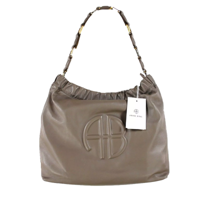 Anine Bing Taupe Chain Strap Shoulder Bag