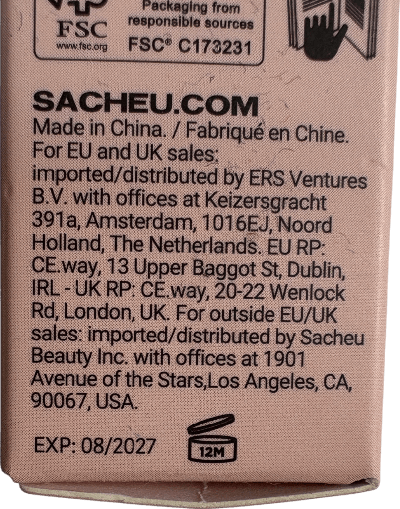 Sacheu Lip Glaze Elixir 02 Bunny Tongue 3.5ml - Reliked