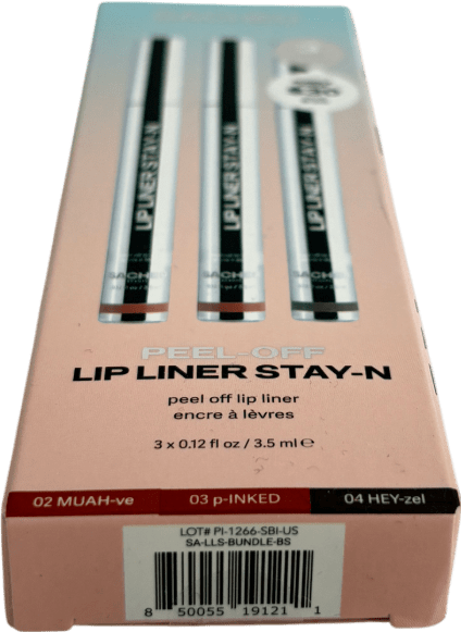 Sacheu Peel - off Lip Liner Stay - n Bestseller Bundle Muah - ve Pinked Hey - zel 3.5ml (3x) - Reliked