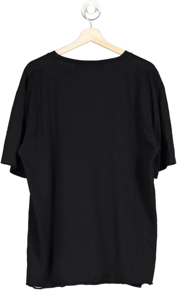 Saint Laurent Black Graphic Print T-Shirt XL - Reliked