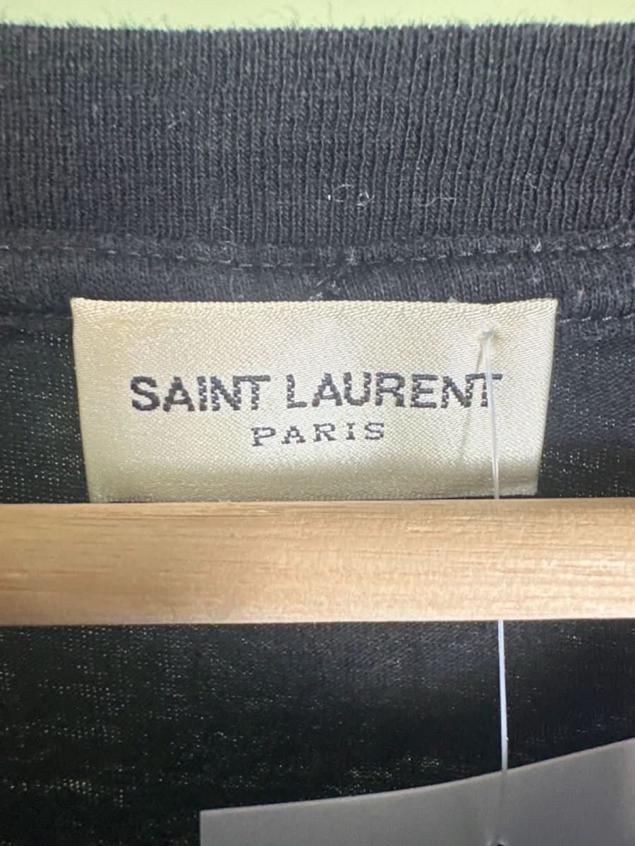 Saint Laurent Black Graphic Print T-Shirt XL - Reliked