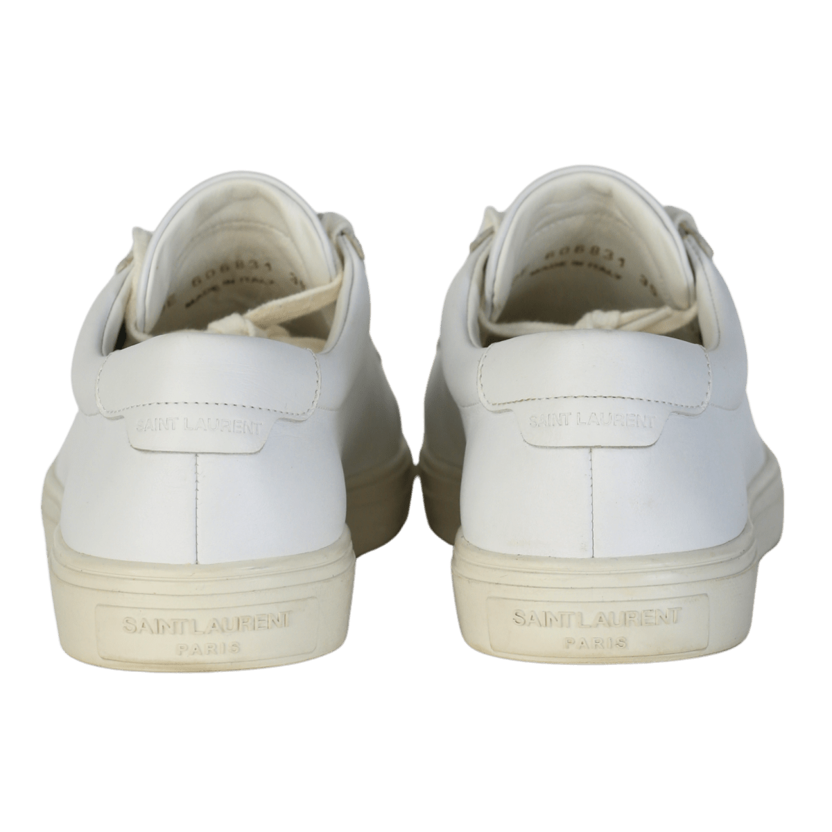 Saint Laurent White Andy Leather Trainer UK 2 EU 35 👠 - Reliked