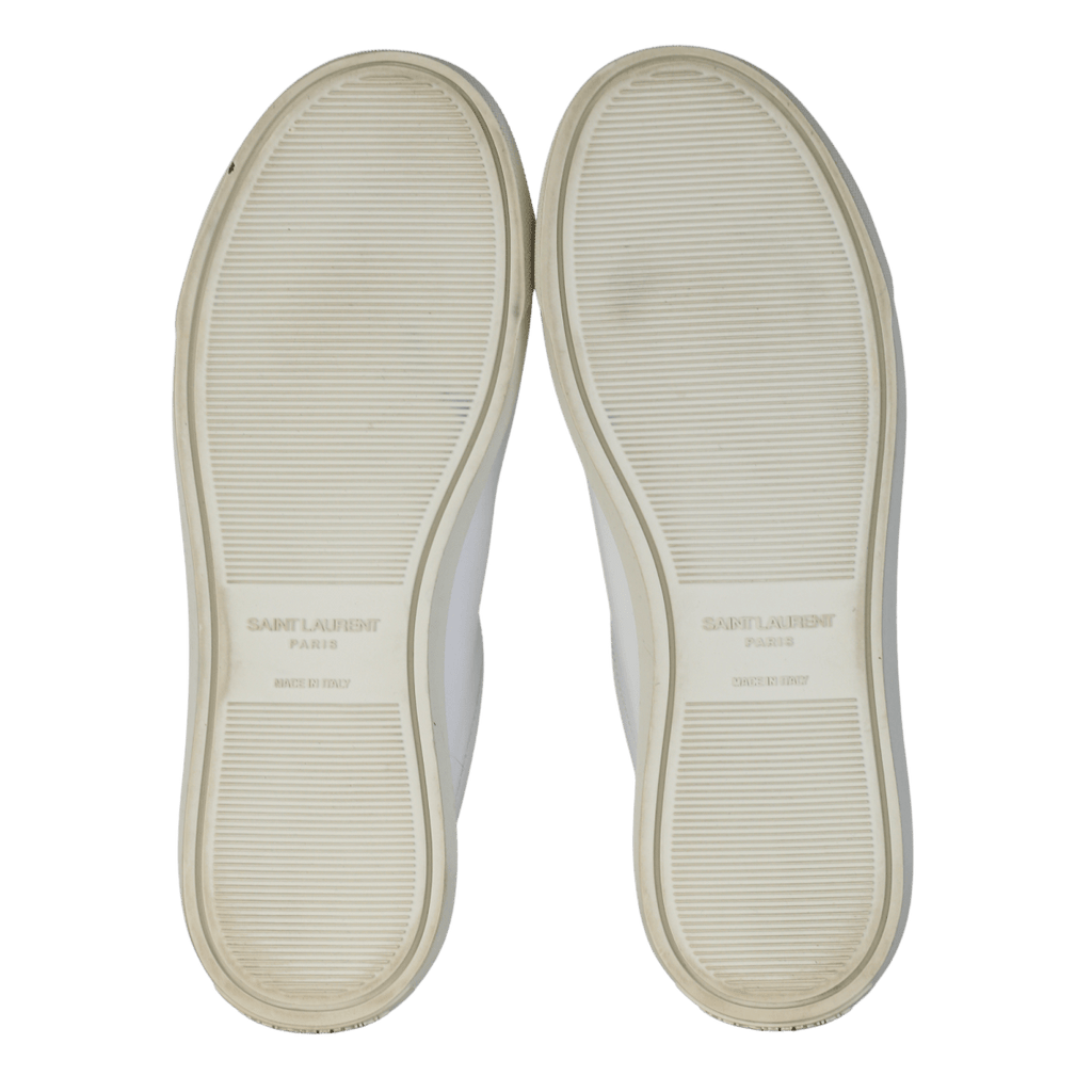 Saint Laurent White Andy Leather Trainer UK 2 EU 35 👠 - Reliked