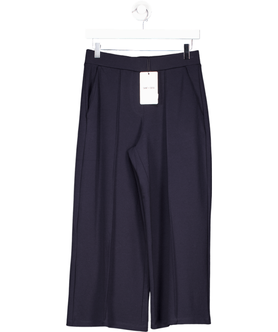 Saint + Sofia Cara Wide Leg Culotte - Navy Blue UK 8 - Reliked