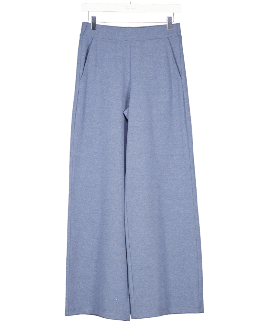 Saint + Sofia Keller Wide Leg Pant - Blue UK 8 - Reliked