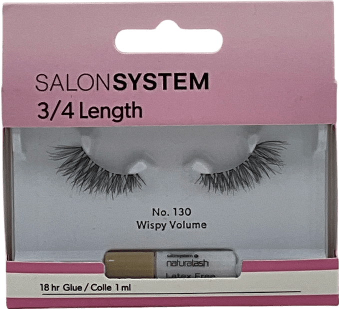 salon system 3/4 Length 130 Wispy Volume Lashes One size - Reliked