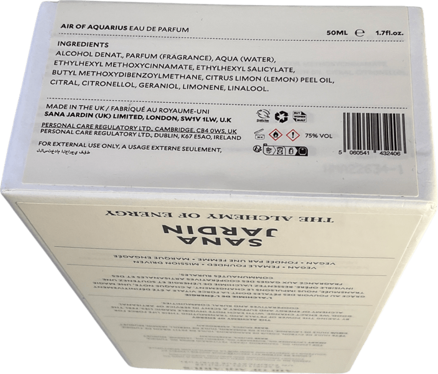 Sana Jardin Air Of Aquarius 50ml - Reliked