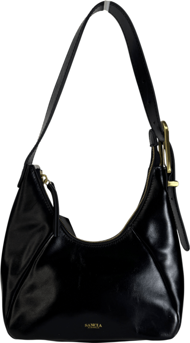 Sancia Black The Istria Shoulder Bag - Reliked